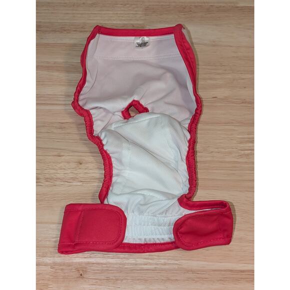 Pet Parents Hot Pink Polyester Dog Diaper w/ Waterproof Liner Size M Puppy Train - Picture 5 of 6